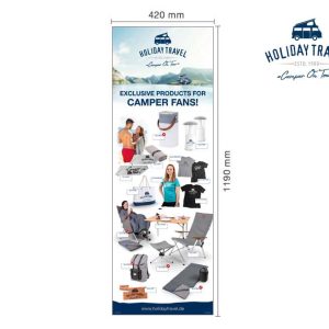 Motiv plakata za počitnice: Zunanji izdelki, dimenzije 420x1190 mm