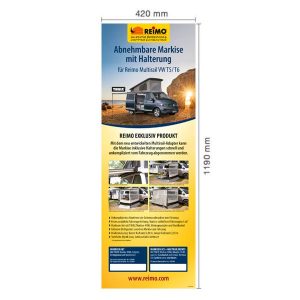 Motiv plakata: T5 Multirail Adapter Thule, nemščina, dimenzije 42x120cm