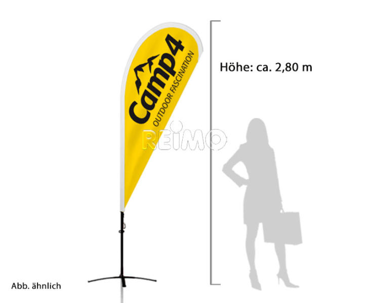 Celoten sistem Camp4-Dropflag, višina 280 cm