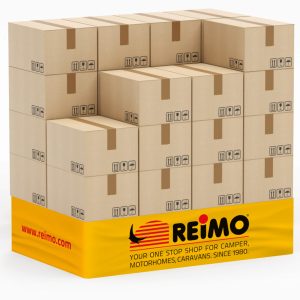 Paletni banderol z logotipom Reimo za višino 2 Euro palet