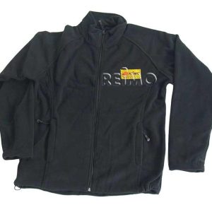 Reimo moška jakna iz flisa z logotipom podjetja na prsnem žepu in hrbtu, velikost L