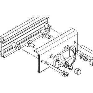 Adapter Dethleffs Carado Sunlight za kolesarski nosilec G2 (5 delov)