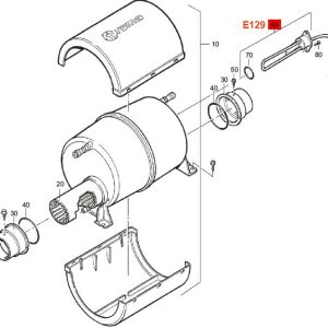 Grelni element v kompletu z O-obročem