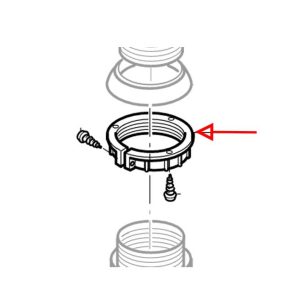 Vijačni obroček sive barve