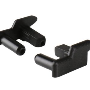 Levi in desni končni pokrovčki za tirnico za drsenje mize