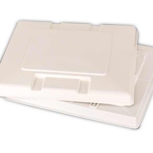 Nadomestni stekleni strešni pokrov bele barve Vent 50 x 50