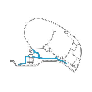 Adapter PR Ducato in podobni za strešne tende - 3,75 m