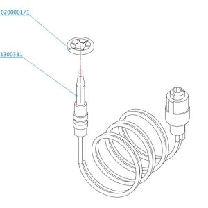 Termoelement L=350mm
