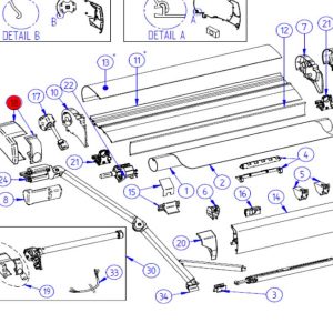 LH+RH Končni pokrovček Mainh9200 si