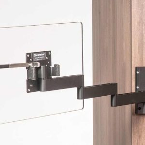 Caratec Flex CFW400AS Stenski nosilec za TV, 4 točke vrtenja, črn