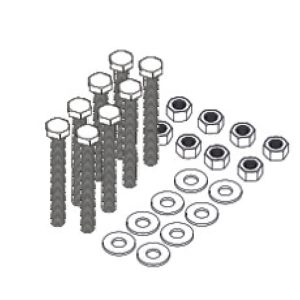 Komplet 8 vijakov M10x100