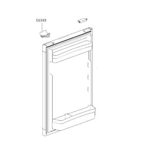 Ročaj s ključavnico za hladilnike N3000 / N4000