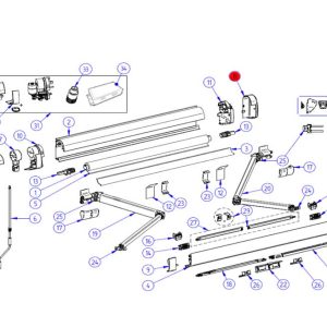 Končni pokrovček re/li.O5200 srebrn