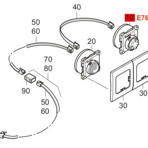 Nadzorna plošča črna CP Classi