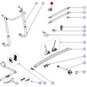 G2 Komplet za fiksiranje zgornjega dela 2x