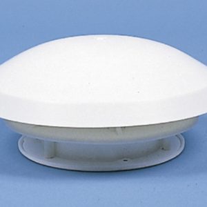 Gobast ventilator s priključkom za cev - Bela