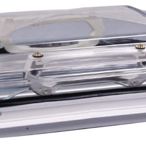 Strešni pokrov 35 x 50 cm dimnih barv - s 3 prečkami