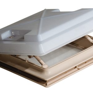 Strešni pokrov z mrežo proti komarjem 280 x 280 - matirano steklo