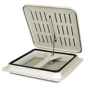 Strešni pokrov z ročajem 40 x 40 cm z mrežo proti komarjem