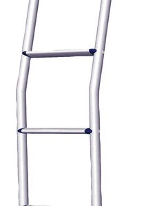 Aluminijasta lestev 4 stopnice 126cm