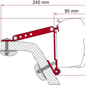 Komplet stenskega adapterja - za F45 / F70