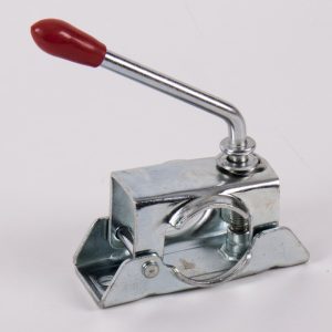 Objemka D 48 mm iz litega železa, pocinkana.