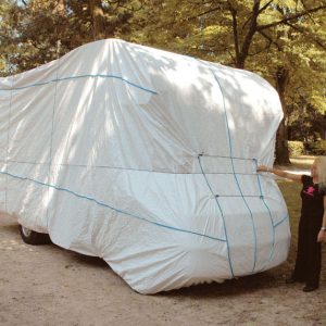 Zaščitni pokrov za dostavna vozila L460 x Š200 x H210 cm, srebrn