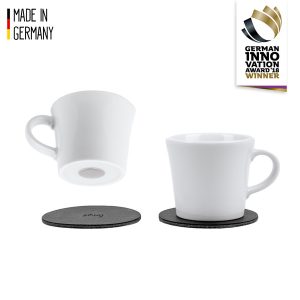 Porcelanske magnetne skodelice za espresso - komplet 2