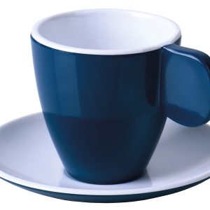 Camp4 melaminske skodelice za espresso komplet 2 - temno modra / bela
