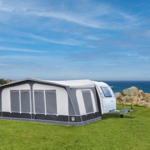 PALERMO markiza za prikolico - z zaščitno ponjavo - velikost 16