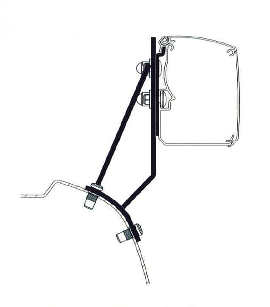 Adapter za stensko markizo Thule TO 3200 UK