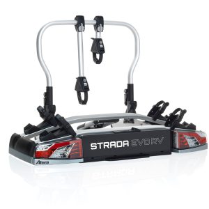 Zadnji nosilec za kolesa Strada EVO RV – idealen za krilna vrata in velika zadnja vrata prtljažnika