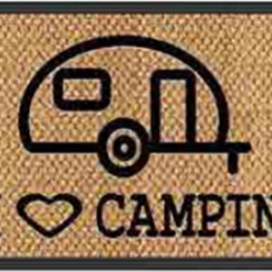 Predpražnik "I love Camping" 25 x 50 cm