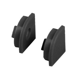 Končni kapici za aluminijasti LED kotni profil – ravni – set 2 kosov