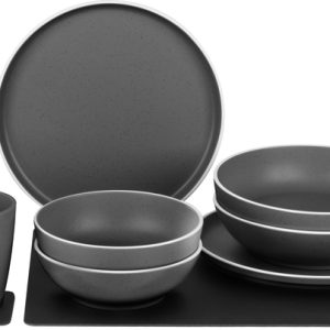 DOLOMIT MAGNETIC GREY – jedilni servis za 2 osebi