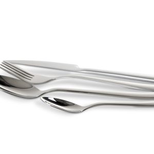 Nerjavno jekleno jedilni pribor za 4 osebe, sijaj