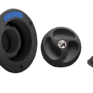 Črni nastavek za polnjenje vode