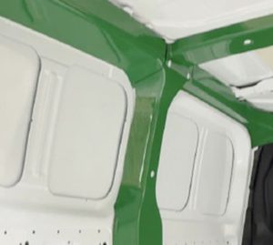 Kabelkanal Ford Transit Custom / Tourneo Custom >10/2023 und Volkswagen New Transporter >03/2025 - L1 H1