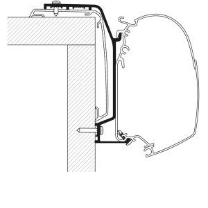 Markisenadapter für Thule Wandmarkisen&nbsp;