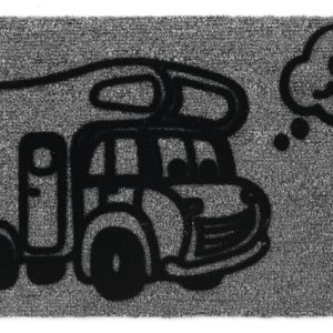 Fußmatte DERBY FLOCK - Motiv "Reisemobil"