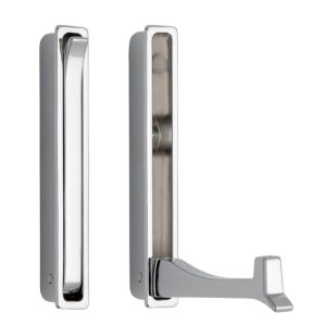 Garderoben-Klapphaken - Einfach - Chom glänzend