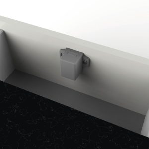 Push-Lock set okrogel – Mat črn