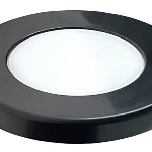 FLAME 78 schwarz Superflacher Aufbauspot